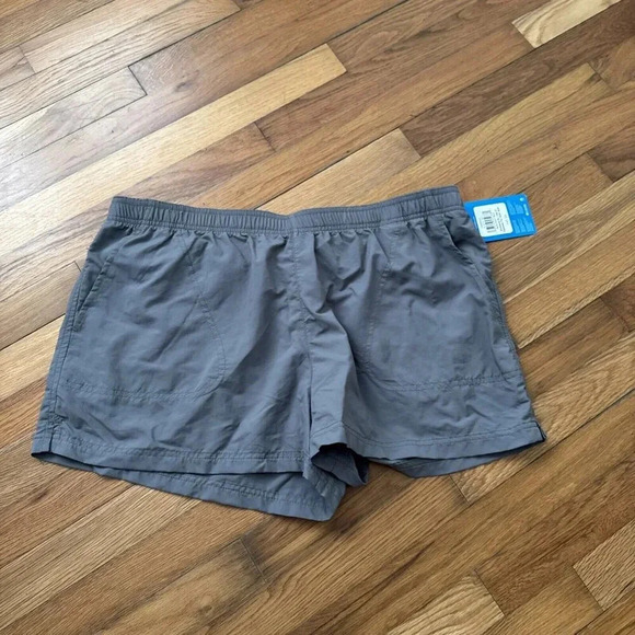 Columbia Pants - Columbia Sandy River Woman’s Shorts Solid Kakhi 3" Inseam Swim Casual Size XL
